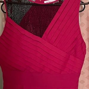 Assymytrical BCBG cocktail mini dress